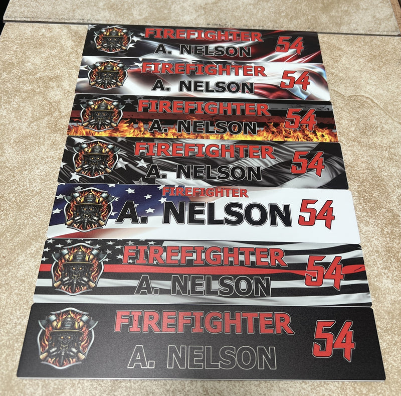 Locker Name Plates